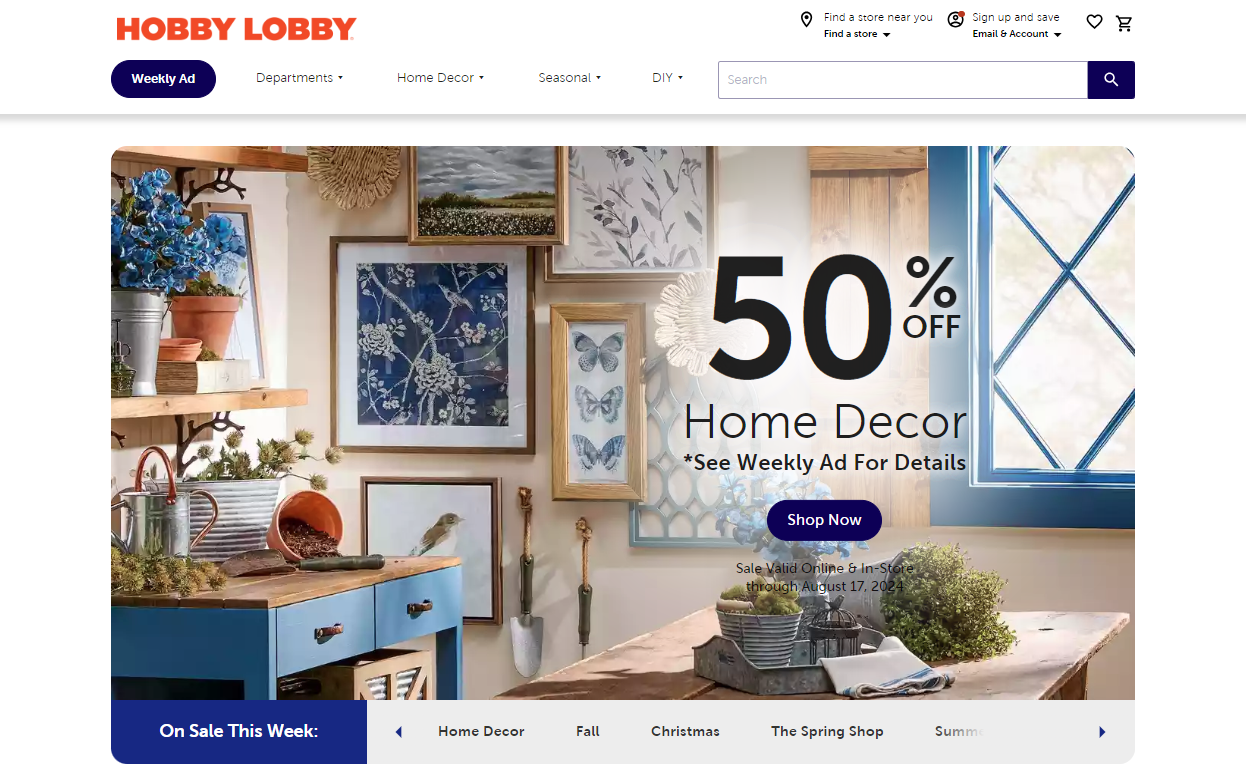 gambar skrin laman web Hobby Lobby.png