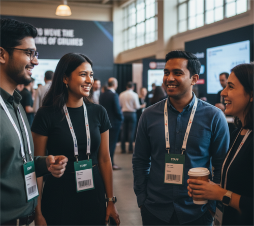 lencana ventilasi dengan kod bar