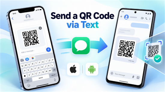 send qr code by text menghantar kod QR melalui teks