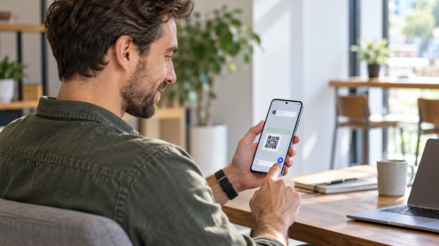 send a qr code via text on android menghantar kod qr melalui teks pada android