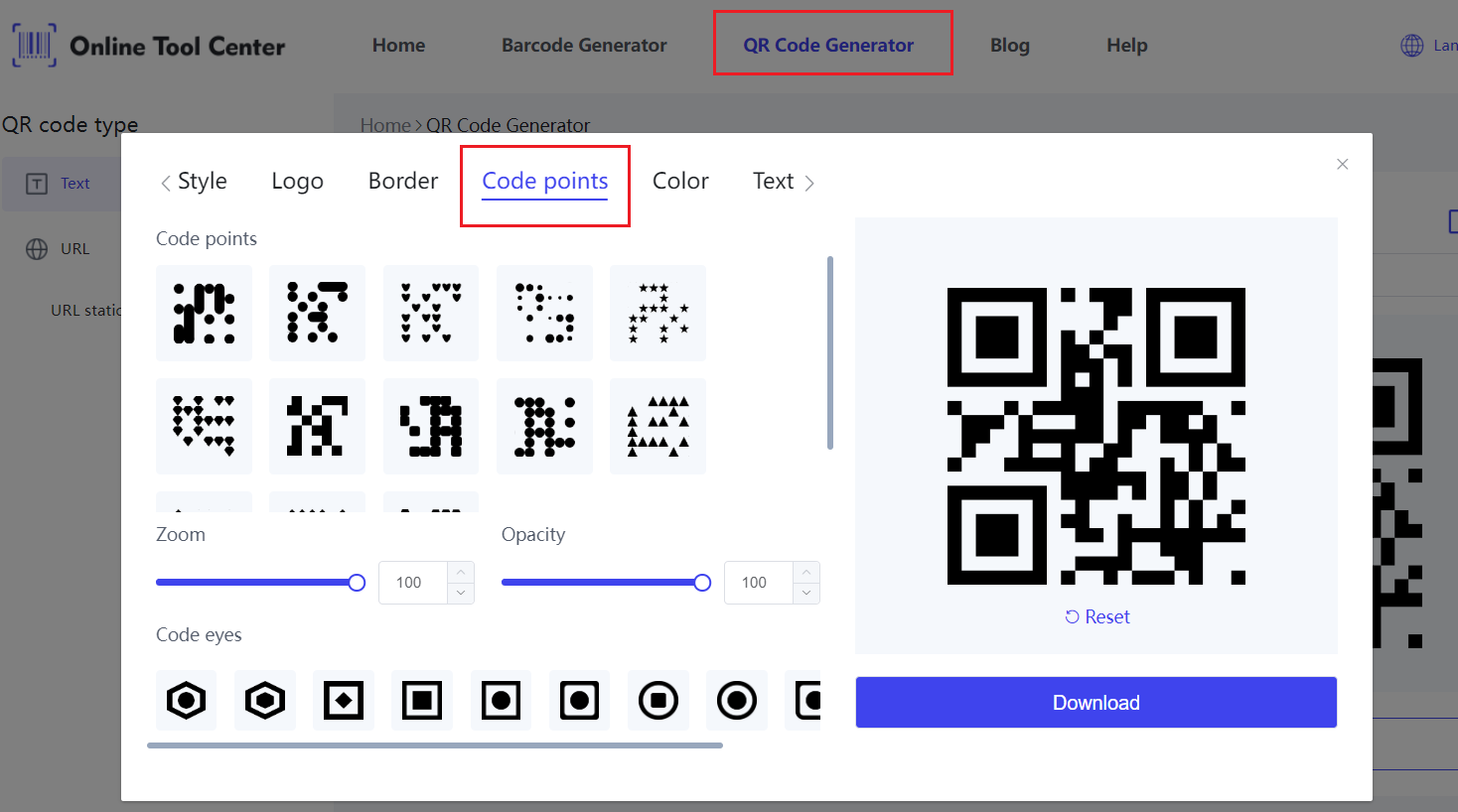 cipta Kod QR dengan Dots.png