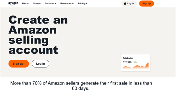 akaun penjual amazon