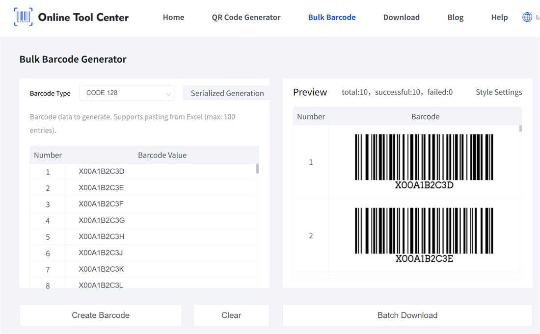bulk fnsku barcodes kod bar fnsku pukal