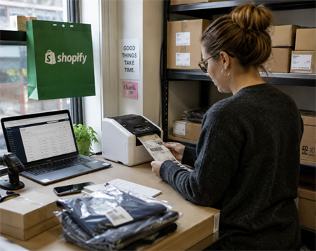 rint label kod bar untuk shopify