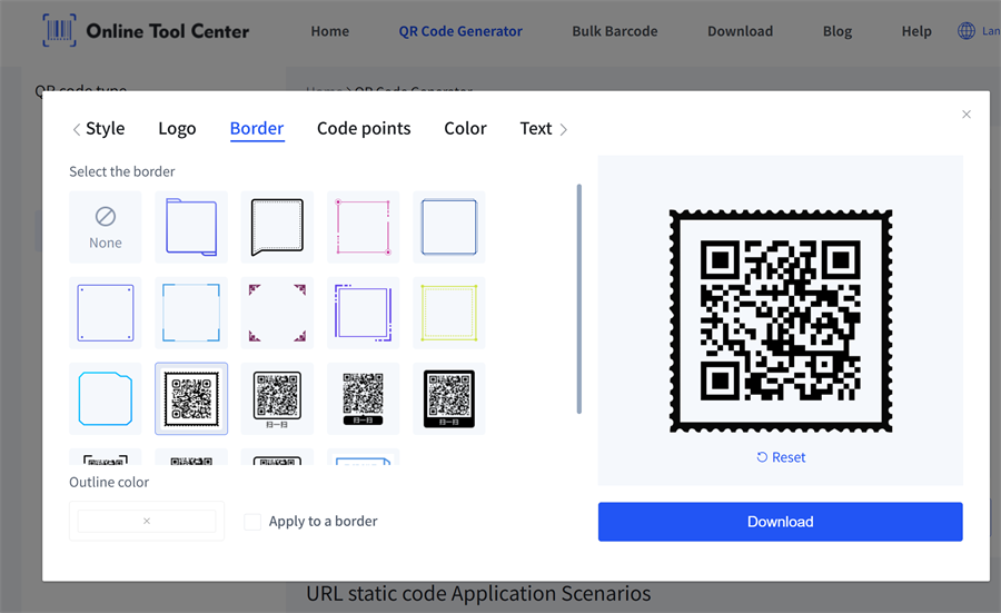add frame for qr code menambah bingkai untuk kod QR