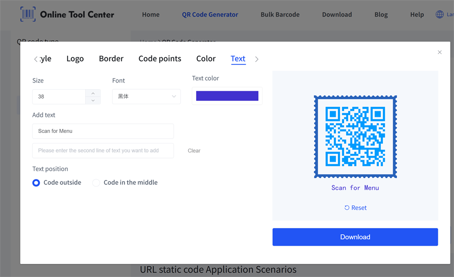 kod qr tersuai