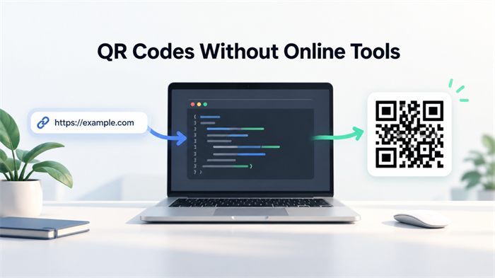 Create a QR Code without online tools Buat Kod QR tanpa alat dalam talian